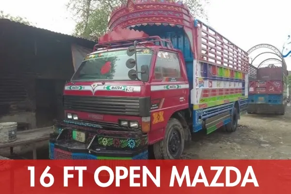 16 FT Open Mazda Truck for rent in Karachi